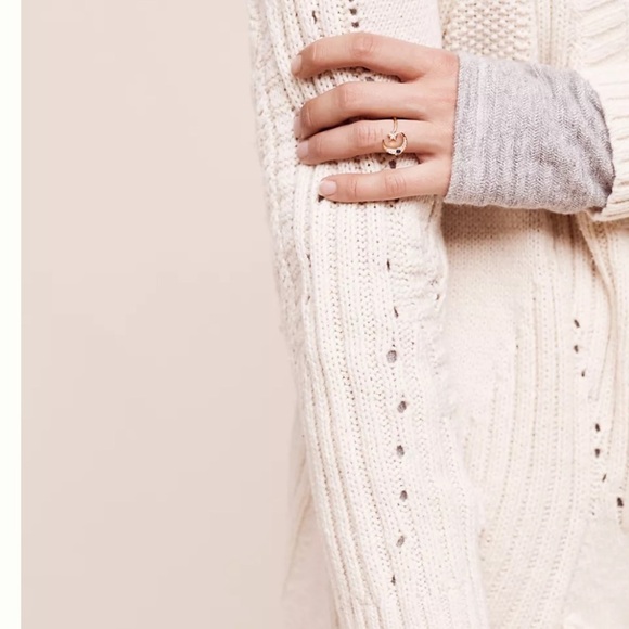 Anthropologie Rosie Neira Rima Fringed Cardigan - Picture 7 of 9